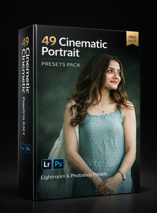 MELEDATH STUDIO™ 49 Premium Cinematic Portrait Presets Pack